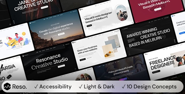 Resonance 1.0.8 - Multipurpose OneMulti Page Template