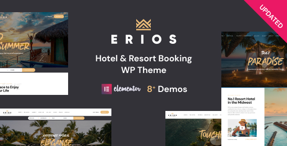 Resort 0.10 - & Hotel WordPress Theme  Erios