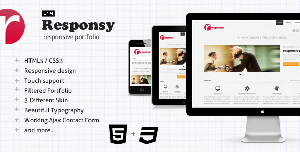 Responsy 1.4.2 - HTML5 Portfolio Template