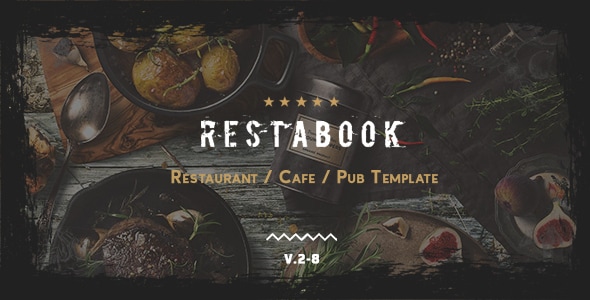 Restabook 8.0 - Restaurant  Cafe  Pub Template