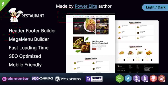 Restaurant WP 3.4.0 - Responsive WooCommerce Theme