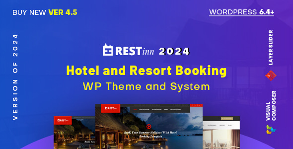 Restinn- 4.6 - Hotel Booking WordPress Theme (One Page and Multipage)