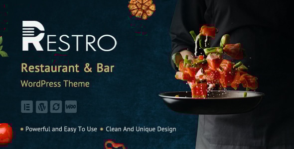 Restro 2.3 - Restaurant & Bar WordPress Theme