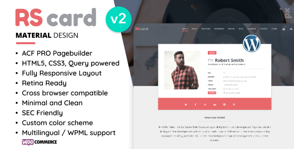 Resume 2.0.0 - & CV WordPress Theme