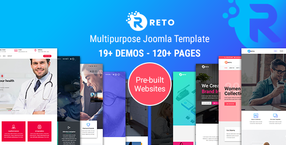Reto 2.4.0 - Responsive Multipurpose Joomla 4 & 5 Template With Page Builder