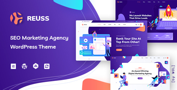 Reuss 1.1.9 - SEO Marketing Agency WordPress Theme