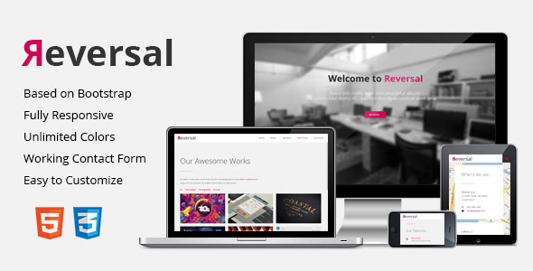 Reversal 1.3 - Responsive One-Page Template