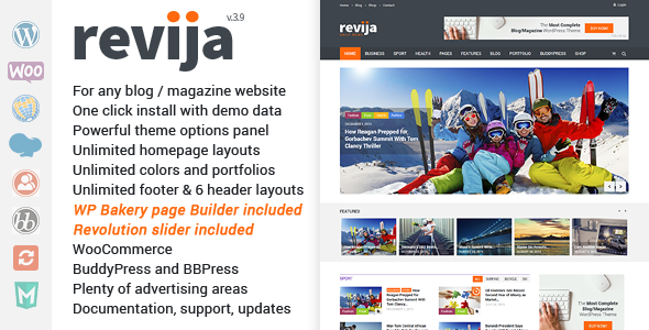 Revija 3.9 - BlogMagazine WordPress Theme