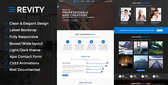 Revity 3.0 - Responsive WordPress Website Builder