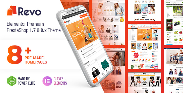 Revo 1.6.1 - Elementor Premium Responsive PrestaShop Theme