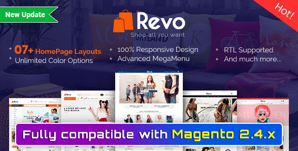 Revo 2.1.1 - Responsive Magento 2 Shopping Theme