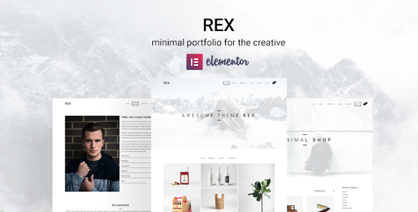 Rex 5.3.3 - Minimal WordPress Portfolio Theme