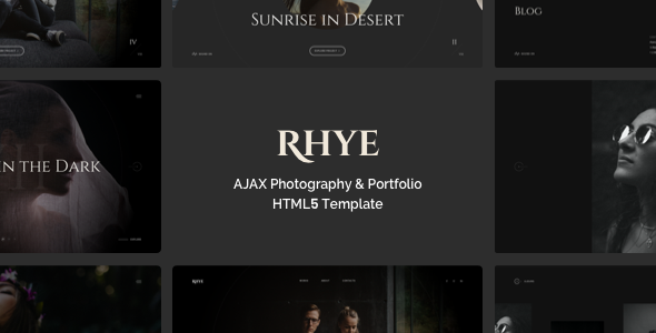 Rhye  AJAX Portfolio HTML5 Template