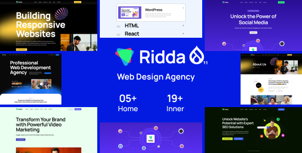 Ridda - Web Design Agency Drupal 11 Theme