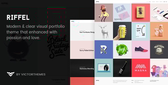 Riffel 1.7.6 - A Bold & Rich Portfolio WordPress Theme