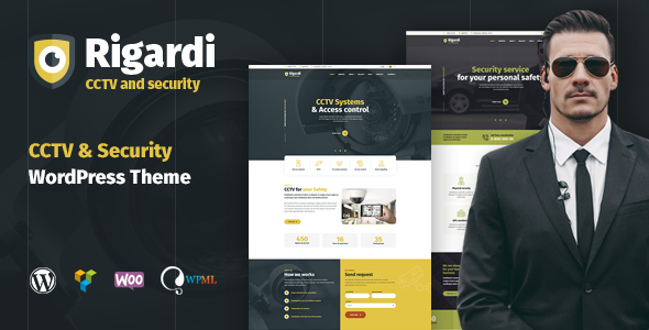 Rigardi 1.0.4 - CCTV Security Company & Body Guard WordPress Theme