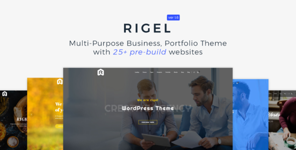 Rigel 2.0 - Multi-Purpose Business Portfolio Theme