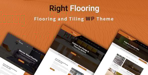 Right Flooring 1.0 - Tiling Services WordPress Theme