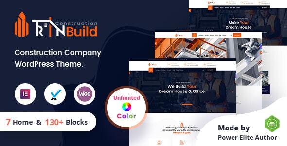 RinBuild 4.2 - Construction Building Company WordPress Theme  RTL
