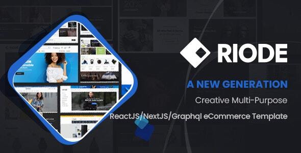 Riode 1.1 - React NextJS  eCommerce Template