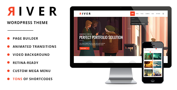 River 2.4 - Retina Multi-Purpose WordPress Theme