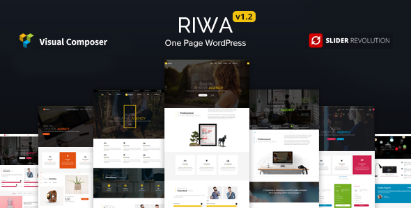 Riwa 1.2 - One Page WordPress Theme