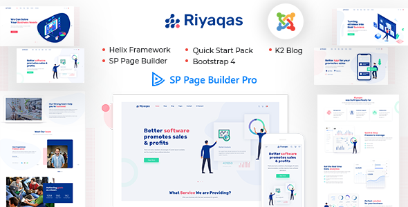 Riyaqas 2.0 - Creative Multipurpose Joomla Template