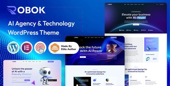 Robok - AI Agency & Technology WordPress Theme