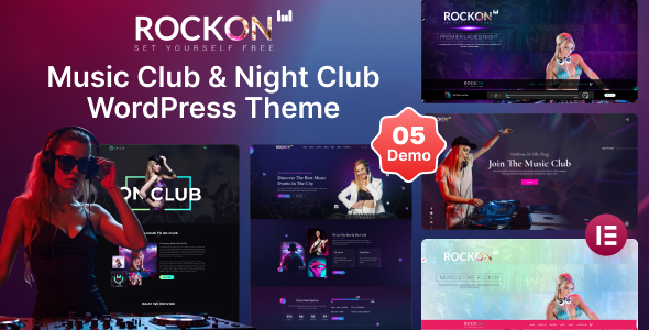 RockON DJ 3.7 - Music Club & Night Club WordPress Theme