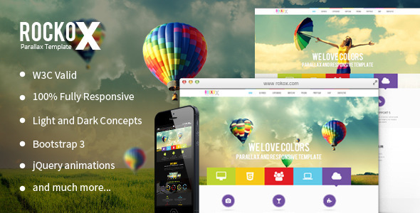 RockoX 1.3 - One Page Parallax