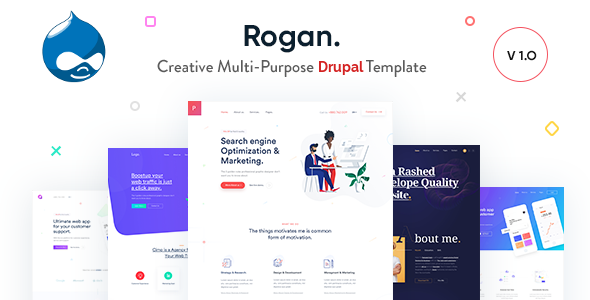 Rogan - Creative Multi-Purpose Drupal 11 & 10 Theme
