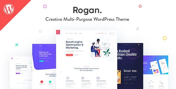 Rogan 1.8.4 - Creative Multipurpose WordPress Theme for Agency Saas Portfolio