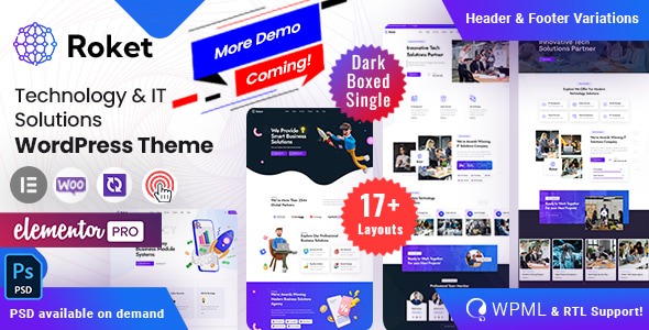Roket 5.0 - IT Technology WordPress