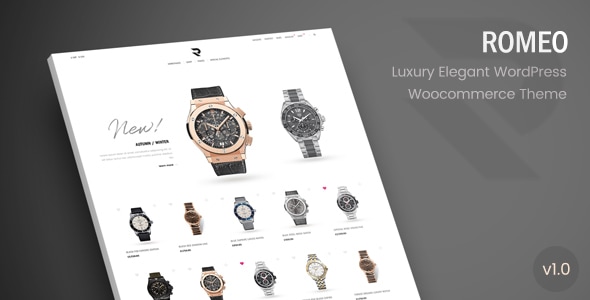 Romeo 1.1 - Luxury Modern WooCommerce WordPress Theme