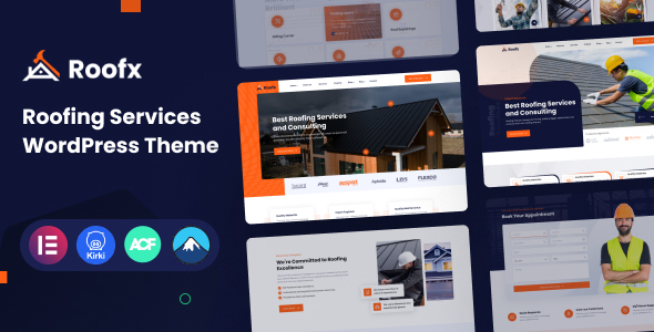 Roofx 6.7 - Roofing Services WordPress Theme