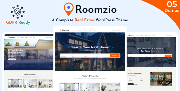 Roomzio 1.0.13 - Real Estate WordPress Theme