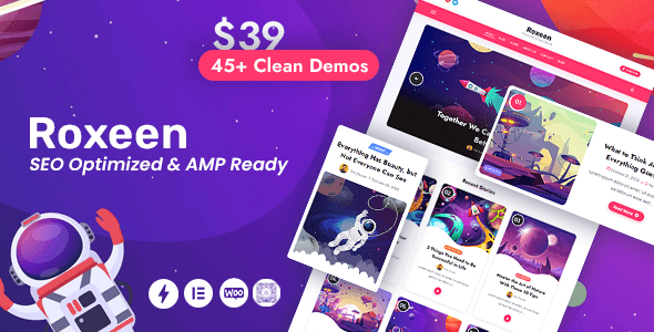 Roxeen 2.8 - Personal Lightweight WordPress Theme