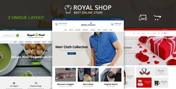 Royal Shop 3.0.4 - OpenCart 2 & 3 Responsive Theme