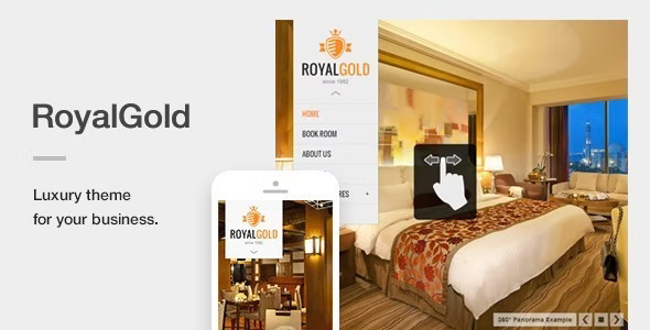 RoyalGold 1.6 - A Luxury & Responsive Hotel or Resort Theme For WordPress