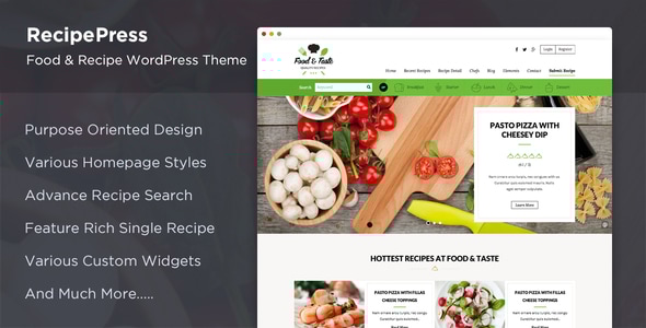 RP 3.0 - Food Recipes & Cooking WordPress Theme