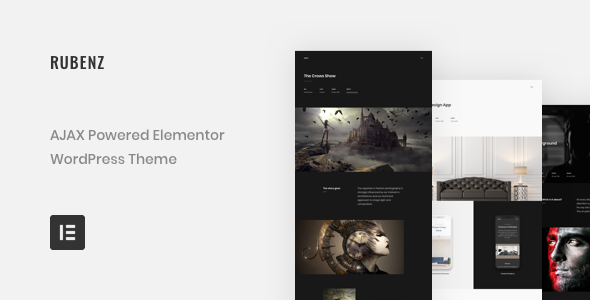 Rubenz  Creative Portfolio AJAX WordPress Theme