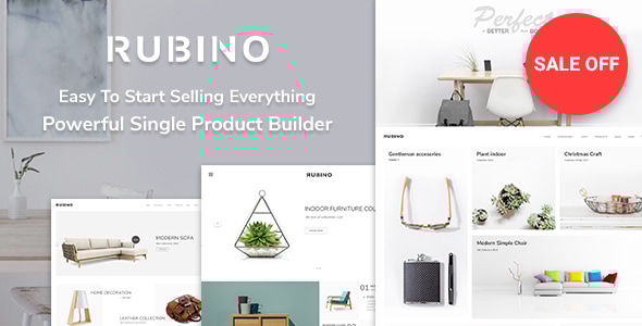 Rubino 1.6.5 - Minimal & Creative WooCommerce Theme