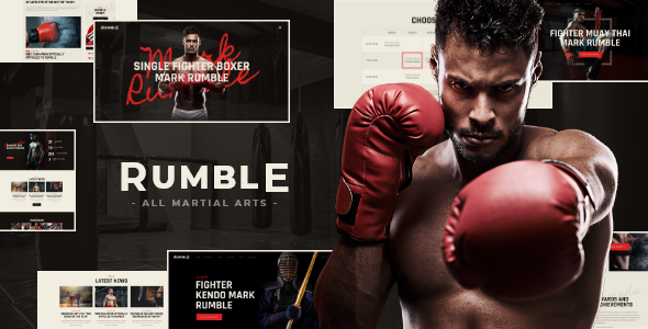 Rumble 1.4.5 - Boxing & Martial Arts Fighting MMA Theme