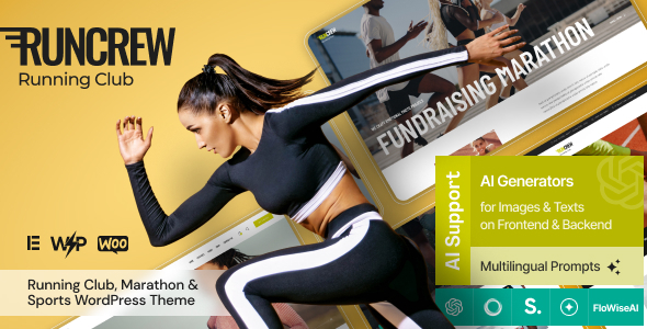 RunCrew 2.5 - Running Club Marathon & Jogging WordPress Theme