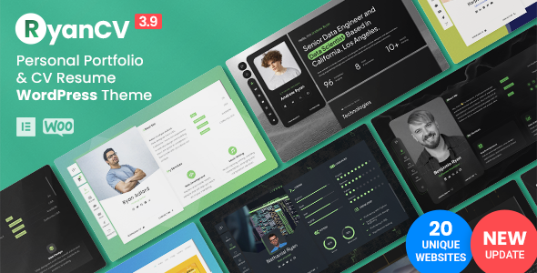 RyanCV 24.0 Personal Portfolio Resume Theme