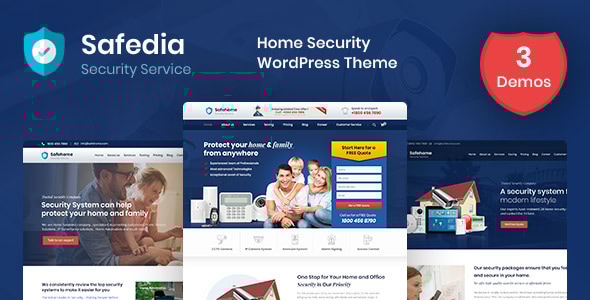 Safedia- 2.1 - Home Security WordPress Theme