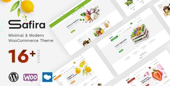 Safira 1.1.1 - Food & Organic WooCommerce WordPress Theme