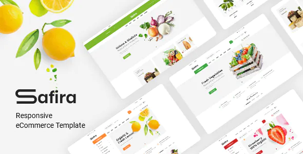 Safira 5.0.2 - Organic food HTML Template