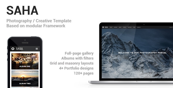Saha - Photography And Creative Template