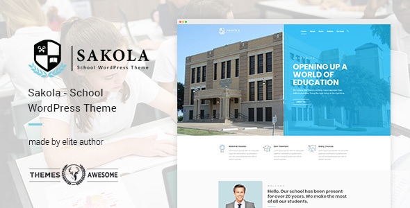Sakola 1.2.1 - School WordPress Theme